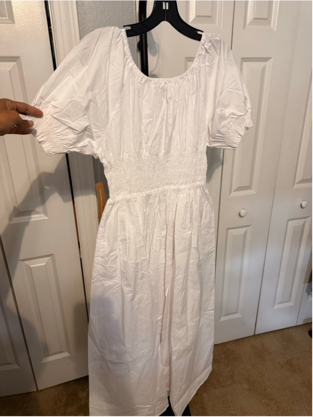 Women's Sorella White Midi Dress Size S - Picture 9 of 9